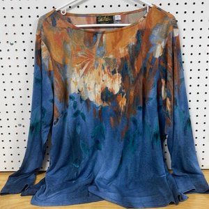 Size 1X Blouse by Bob Mackie Wearable Art